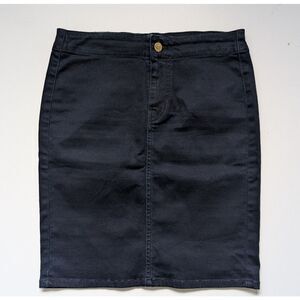 Mih Jeans Women's High Rise Pencil Indigo Denim Skirt Size 28